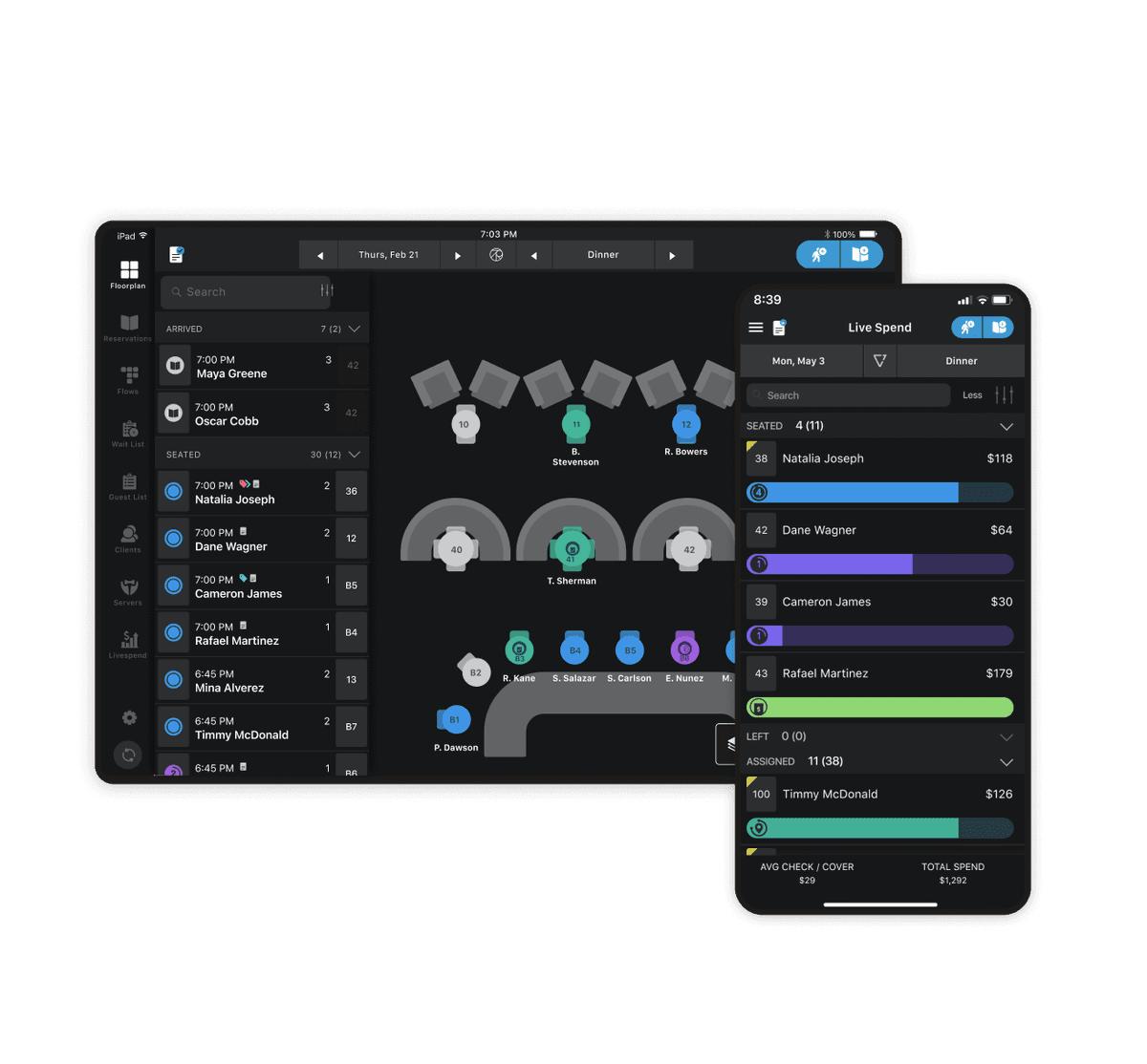 iPad et iPhone connectés